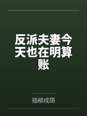 反派夫妻今天也在明算账