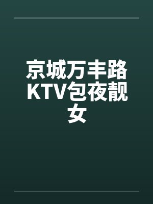 京城万丰路KTV包夜靓女