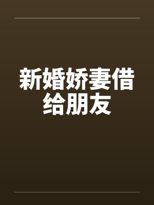 新婚娇妻借给朋友
